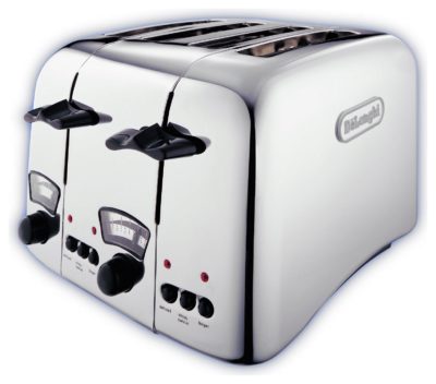 De'Longhi - Toaster - Argento - 4 Slice - Stainless Steel